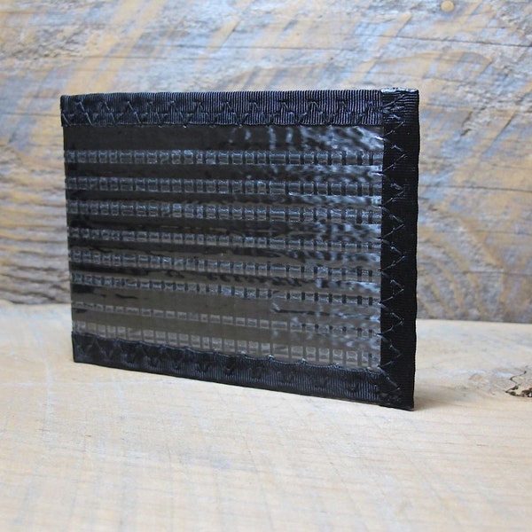 Carbon Fiber Bifold ID -  USA Made - Vegan - Durable - Black