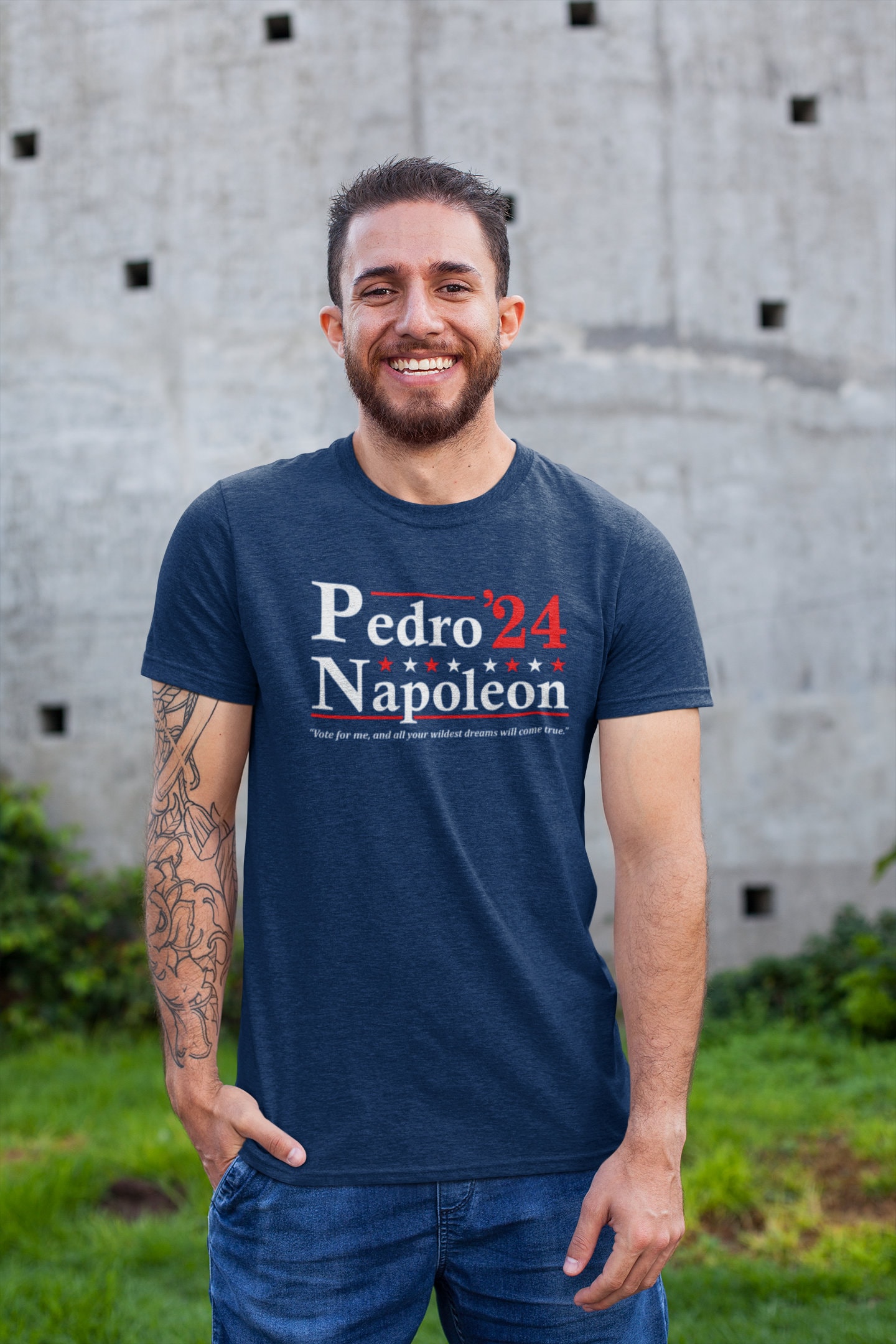 PEDRO and NAPOLEON 2024 Election for president funny Etsy