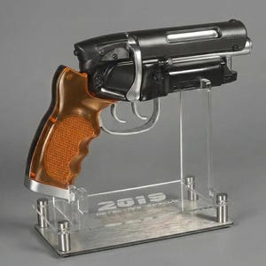 Blade Runner, 2019, Deckard, PKD, Display Stand, acrylic, aluminum, chemically fused acrylic parts. Ships 1-2 days, 100% guaranteed