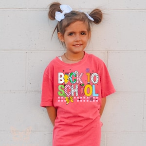 Back to School Youth Tee, Colorful Kids Shirt, Fun class t shirt, School T shirt, Colorful Kids t shirt, back to school