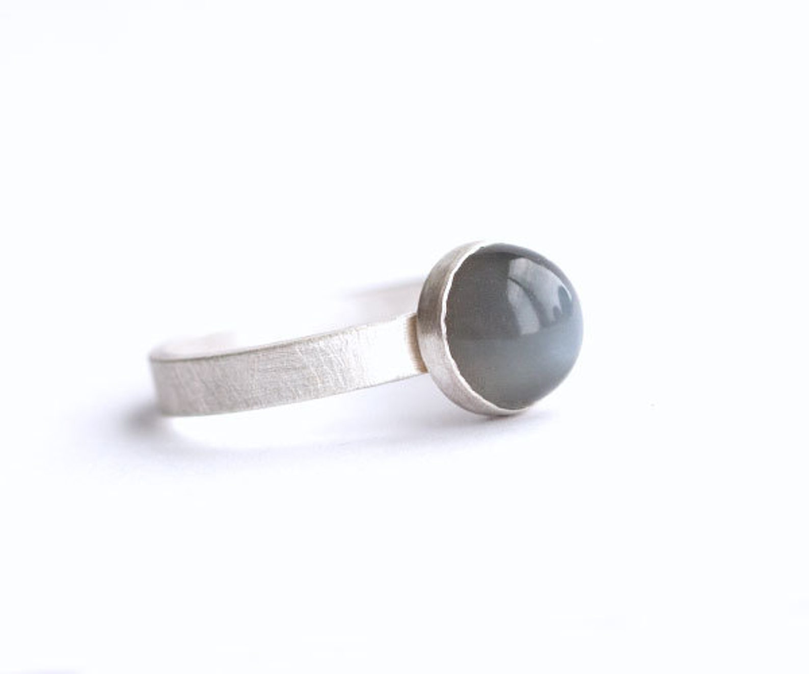 Black Moonstone Ring Black Moonstone Sterling Silver Ring Etsy Black moonstone ring black moonstone sterling silver ring etsy
