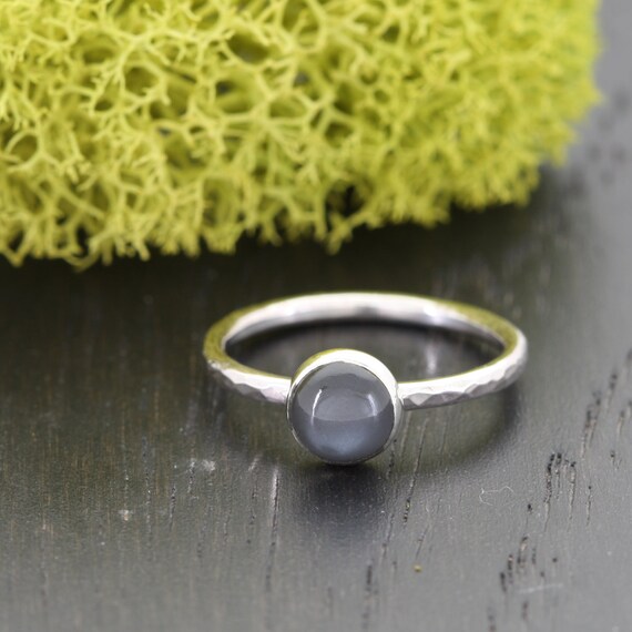 Stunning Unique Large Oval Larvikite Black Grey Silver Statement Sterling  Silver Ring Black Moonstone Ring Boho Feldspar Ring - Etsy