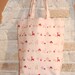 Jelitin reviewed Girls Tween Teen Tote Bag - Kawaii Cute Japanese Print Cotton Canvas - Pink Red Deer Mushrooms -gifts for children girls teens tweens