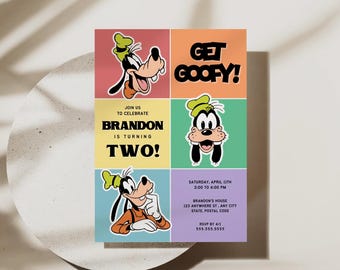 Invitación de cumpleaños divertida: Invitación editable para fiesta (Descarga imprimible)