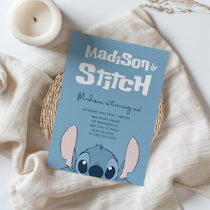 Editable Kids Digital Birthday Invitation, Printable Personalized Invite, Instant Digital Download
