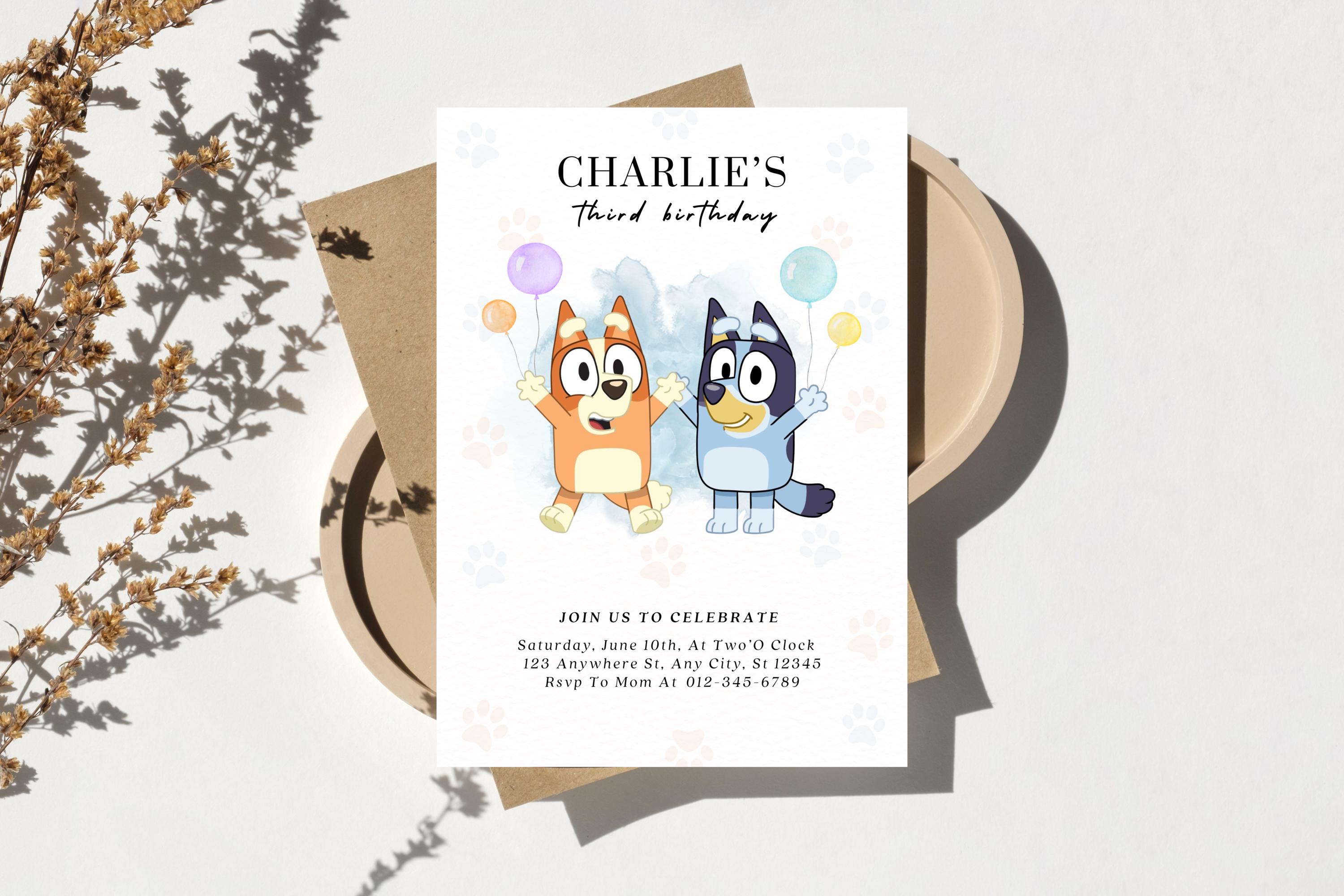 Bluey Template with Canva Pro