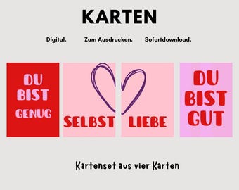 Self-love cards