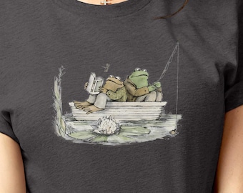 Retro Frog T-Shirt, Nature Shirt, 90s Graphic Shirt, Frog Shirt, Book Lovers Shirt, Frog 90s Vintage Fishing Graphic Shirt, 2000s Frog Shirt