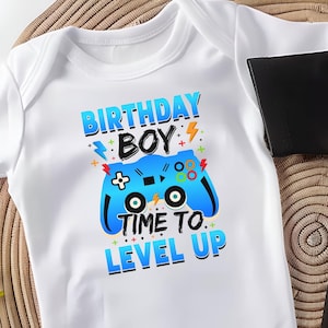 Gamer Birthday Boy Shirt, Personalized Birthday Shirt, Video Game Shirt, Birthday Boy Shirt, Birthday Party Shirt, Matching Family Shirt