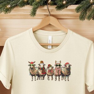 Sheep Christmas Shirt, Christmas Farmer Shirt, Funny Animals Christmas T-Shirt, Farmer Xmas Gift, Sheep Lover Christmas Shirt