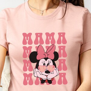 Disney Mama Shirt, Minnie Disney Mom Shirt, Minnie Mama Tee, Disney Mommy Birthday Shirt, Disney Mothers Day gift, New Mama Gift