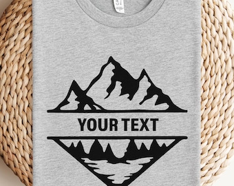 Personalized Mountain Trip Shirt, Custom Camping and Hiking Shirt, Family Camp Shirts, Outdoor Adventure Shirt, Nature Lover Gift Shirt