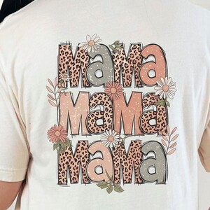 Leopard Mama Shirt, Mothers Day Gift, Mom Shirt, Retro Mama Shirt, Gift For Mom, Mama Shirt, Leopard Mama T-Shirt, Coquette Mom Shirt