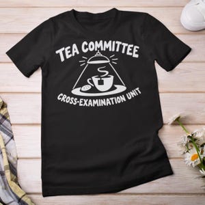 Tea Lover Shirt for Cozy Mystery Readers British Crime Fans and Book Club Friends