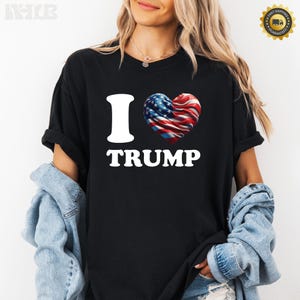 I Love Trump, Trump 2024 Shirt, Donald Trump For President, Second Term Shirt, 2024 Election Unisex Trump Tee