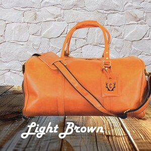 Personalized Mens Travel Bag, Full Grain Leather Duffel Bag, Monogrammed Duffle Bag, Weekend Luggage Bag,Unique Christmas Gifts, Suitcase