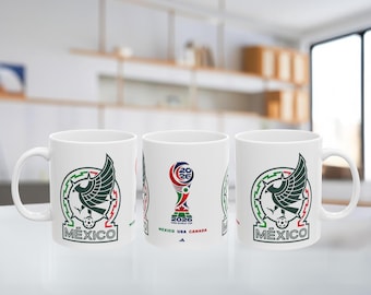 Mexico Soccer Team Mug World Cup 2026, Taza Selección Mexicana 2026, Mexico USA Canada 2026 Soccer Gift, World Cup Souvenir Cup, Soccer Love