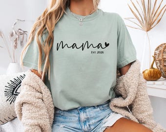 Mama Shirt, Dia de la Madre, Mothers Day Gift For Mom Gifts, Mother's Day Gift, Cute Mama Tee, Comfort Colors Regalo para mama y abuela