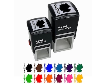 Germany Country Solid with Text Self-Inking Rubber Stamp Ink Stamper