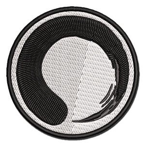 Enso Zen Buddhism Infinity Circle Multi-Color Embroidered Iron-On or Hook & Loop Patch Applique