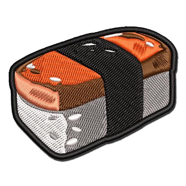 Masubi Tasty Hawaiian Snack Multi-Color Embroidered Iron-On Patch Applique