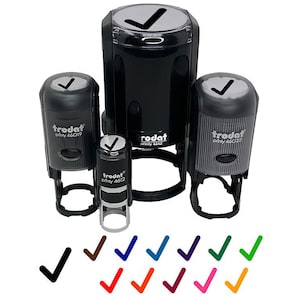 Check Mark Symbol Self-Inking Rubber Stamp for Stamping Crafting Planners