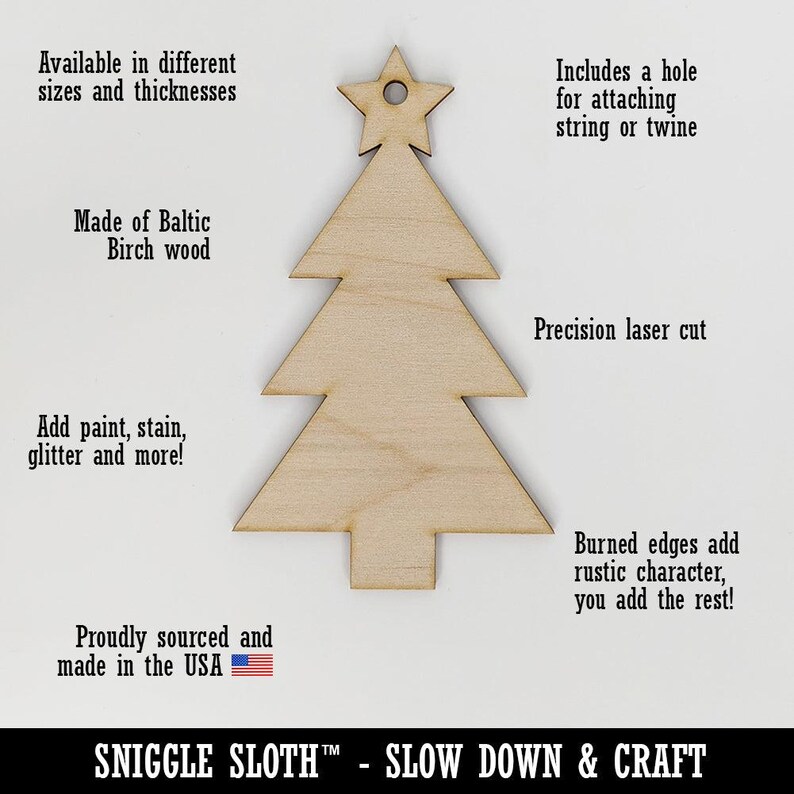 Tree Motif Toasters Cute Kawaii Toaster Unfinished Craft Wood Holiday Christmas Tree DIY ...