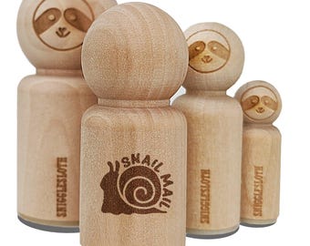 Snail Mail Rubber Stamp for Stamping Crafting Planners