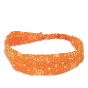 0range Burst Fabric Headband, Toddler to Adult Sizes