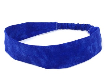 Womens Headband, Girls Headband,Fabric Headband - Royal Blue Headband - Pick your size - fit toddlers to adults - 1-1/2" wide