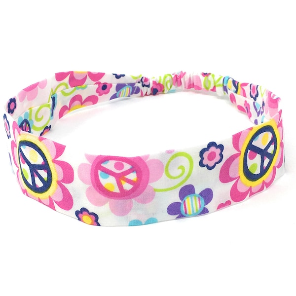 Peace Sign Headband - Etsy