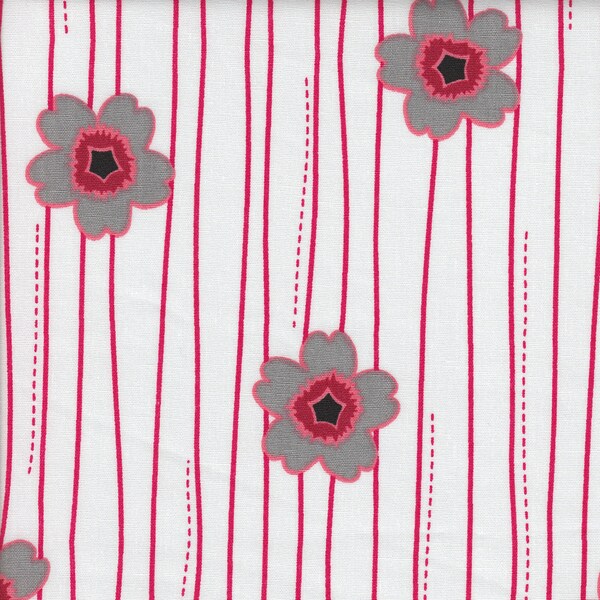 Art Gallery Fabrics - Flowerfall Ruby - Nordika Collection - Stof 1 meter van de bout (meer beschikbaar)