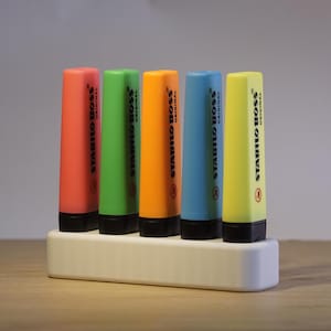 Organizzatore per penne Stabilo | Portapenne Stabilo da scrivania | Portaoggetti per evidenziatori | Organizzatore per scrivania da ufficio | Supporto Stabilo