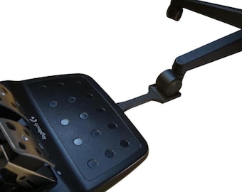 Blocco per sedia per pedaliera Logitech G29 / G920 / G923 | Fermo per sedia da gioco | Accessorio per simulatore di guida | Blocco di stabilità per pedaliera | mod