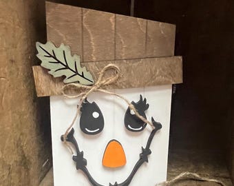 Scarecrow SVG File: Fall Decor Laser Engraving (Digital Download)