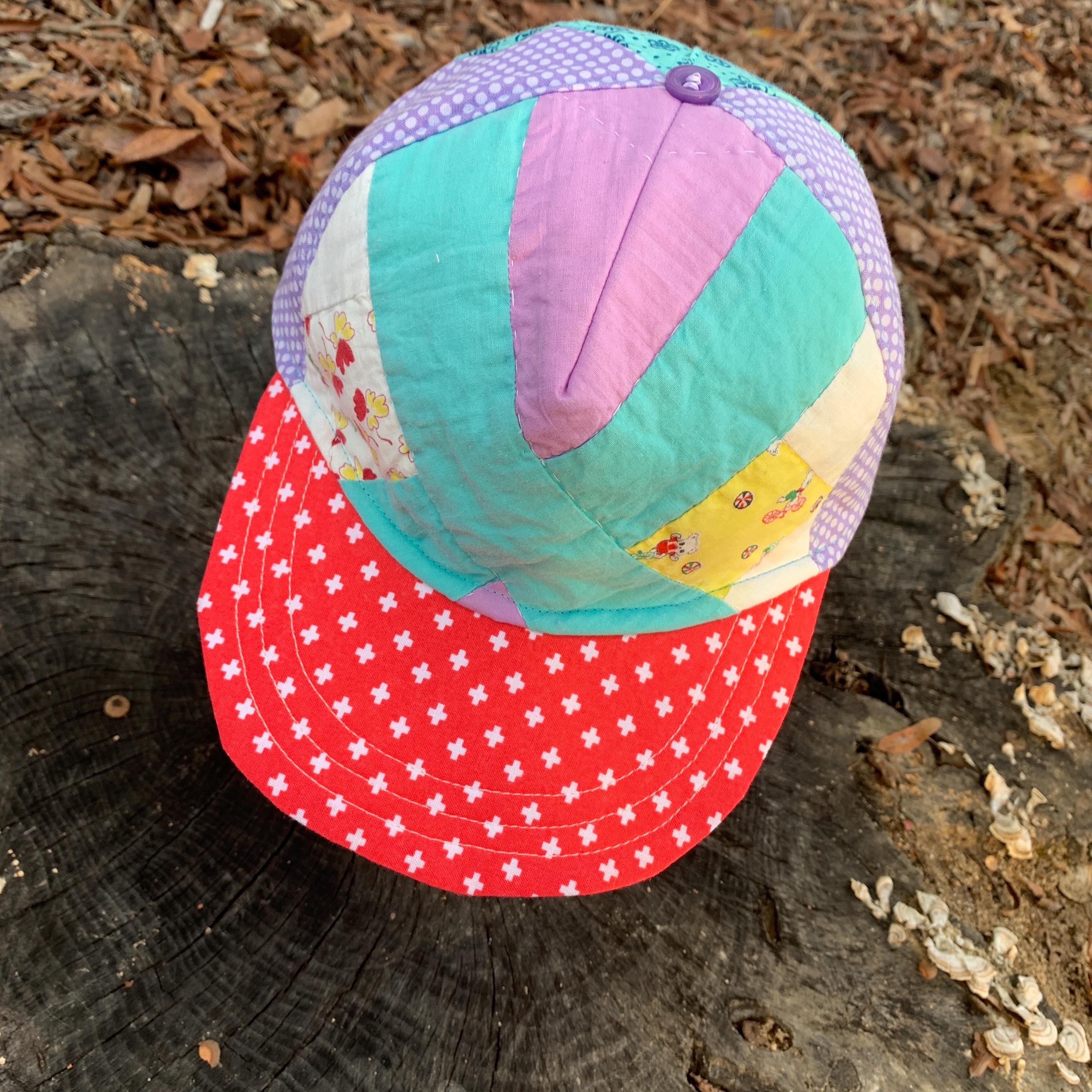 帽子 1970's vintage handmade patchwork hat 1970´s vintage handmade patchwork hat