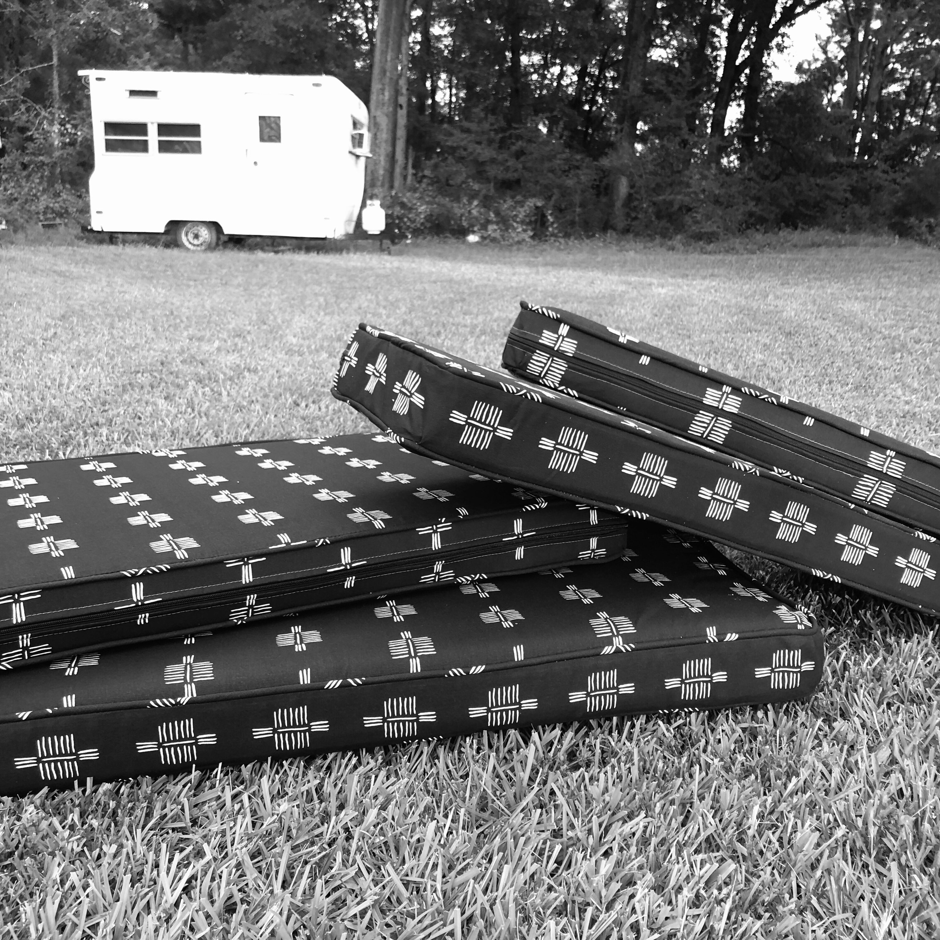 Camper Cushion Covers for set of 4 with zipper and Etsy
