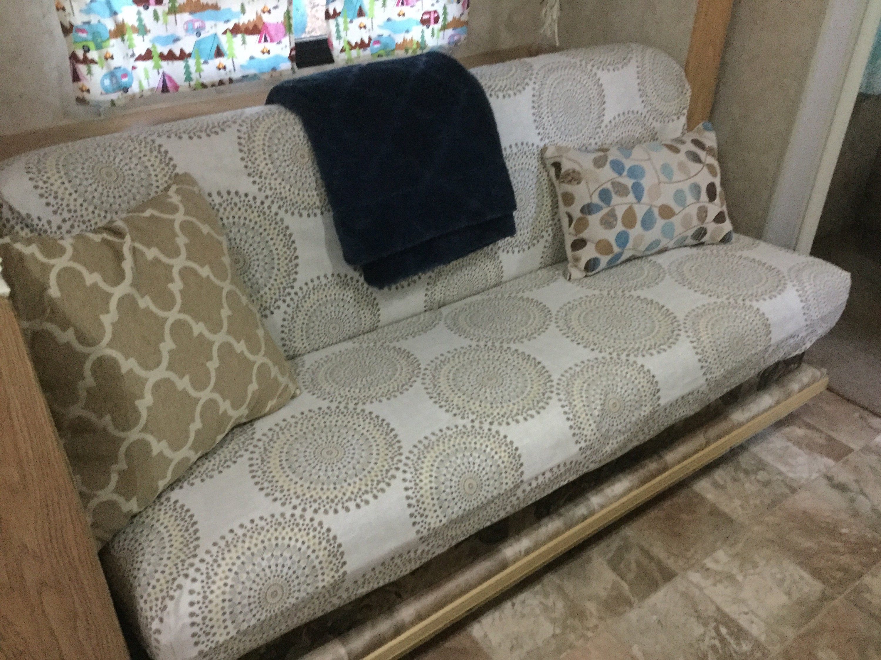 Elasticized Camper Sofa Gaucho Cushion Covers back and bottom Etsy