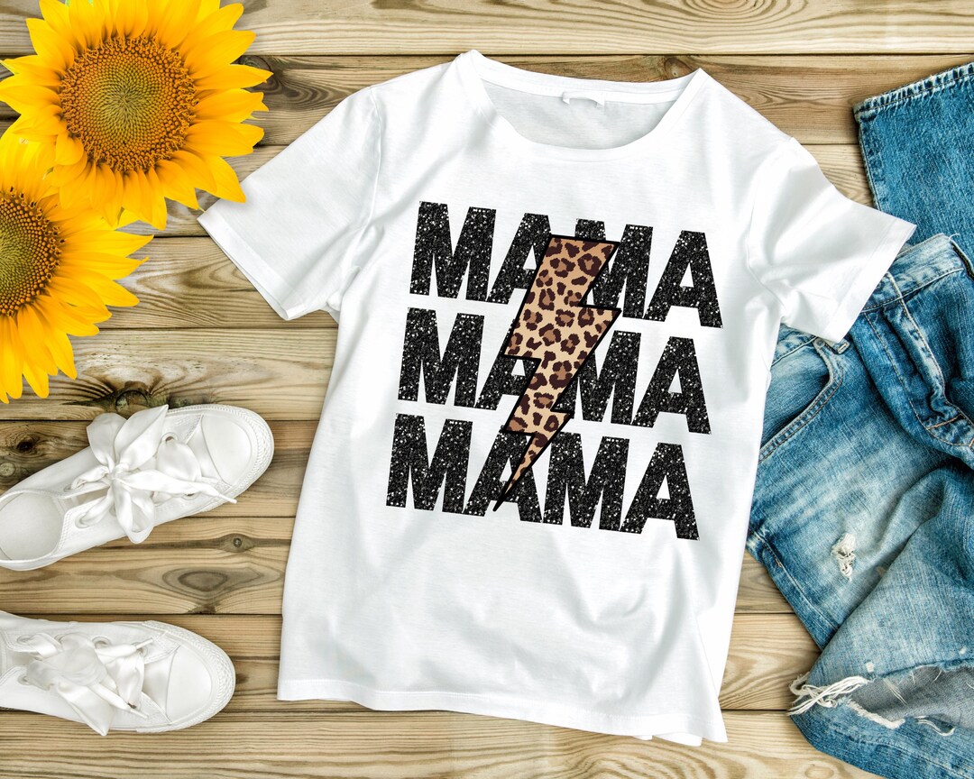 Cheetah Lightning Mama Digital Art Instant PNG Download - Etsy