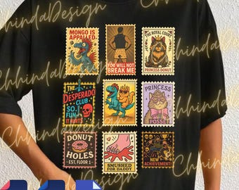 Dungeon Crawler Carl PNG Svg, Princess Donut Vintage Stamp Digital File, Funny Mongo Quote Graphic, Book Lover Printable Shirt Design