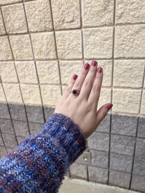 Antique Edwardian Paste Statement Ring - CLASSIC … - image 14