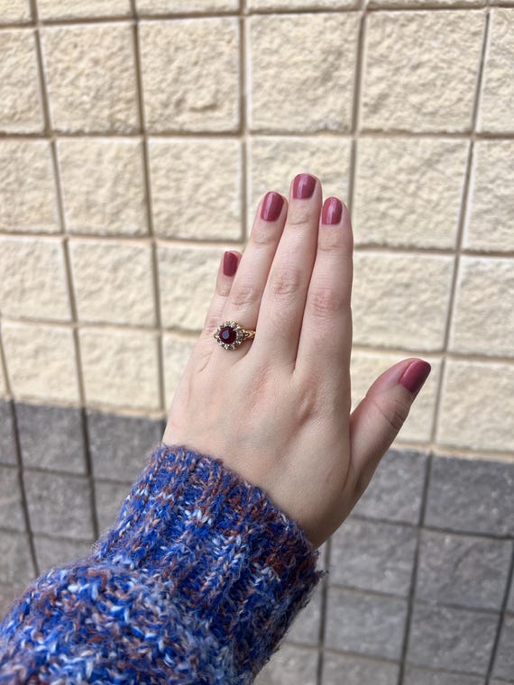 Antique Edwardian Paste Statement Ring - CLASSIC … - image 18