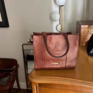 Rebecca Minkoff Mini MAB Tote Bag – Brown Leather