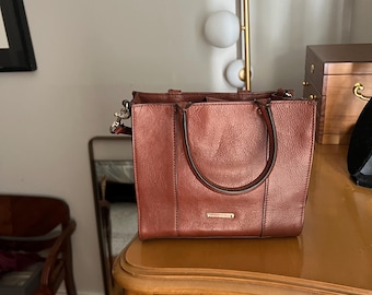 VINTAGE Rebecca Minkoff Mini MAB Tote Bag – Brown Leather