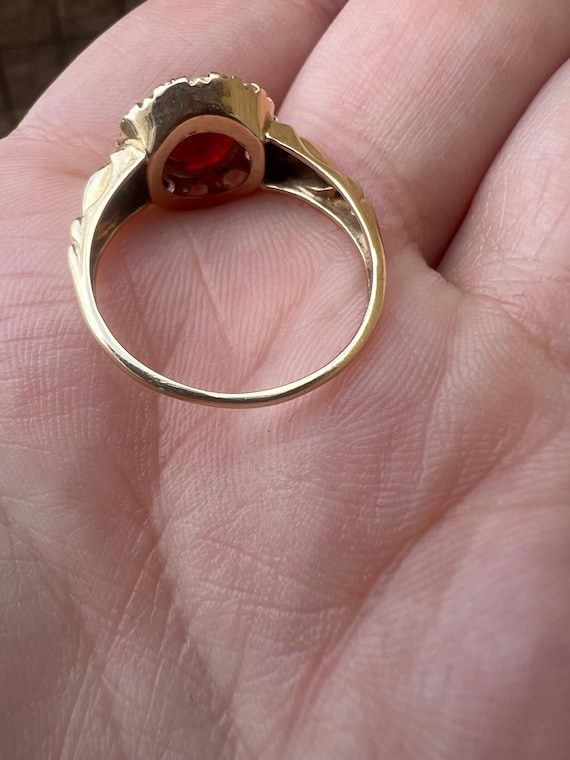 Antique Edwardian Paste Statement Ring - CLASSIC … - image 7