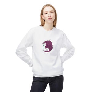 Celestial Boho Sun & Moon Phase Sweatshirt - Whimsigoth Spiritual Hoodie