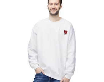 Gebrochenes Herz Tränen Sweatshirt: Unisex Fleece Pullover