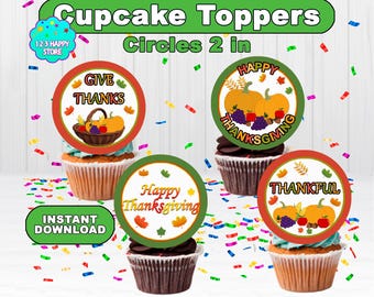 24 Thanksgiving Cupcake-Topper – Indianer-Motive Für Kuchen, Muffins & Deko, Ideal Für Herbst-Partys