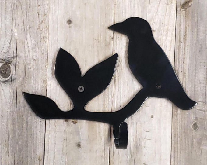 Bird hook , wall hook, bird decor hook for any room