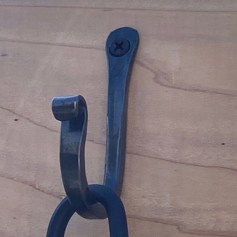 Small Iron Hooks Key Hooks Black Metal Hooks Steel Hooks Etsy